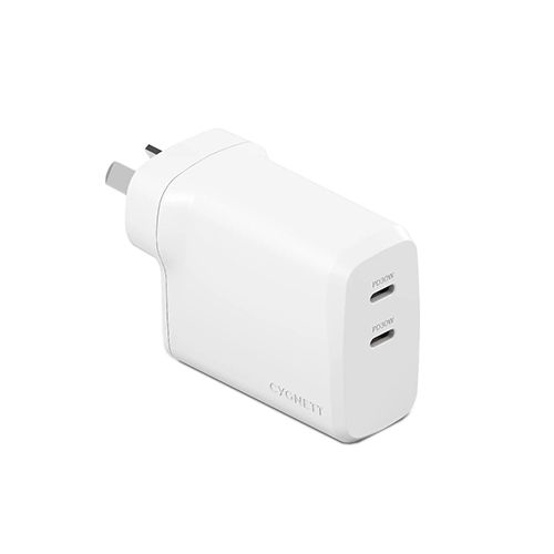 Cygnett 60W Dual USB Laptop Wall Charger USB A + USB C