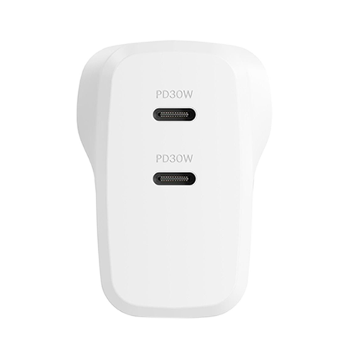 Cygnett 60W Dual USB Laptop Wall Charger USB A + USB C