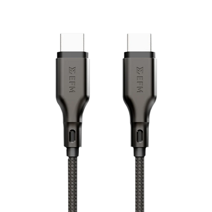 EFM USB-C to USB-C Essential Power Cable 1M - Black