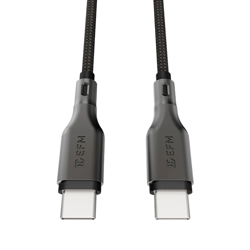 EFM USB-C to USB-C Essential Power Cable 1M - Black
