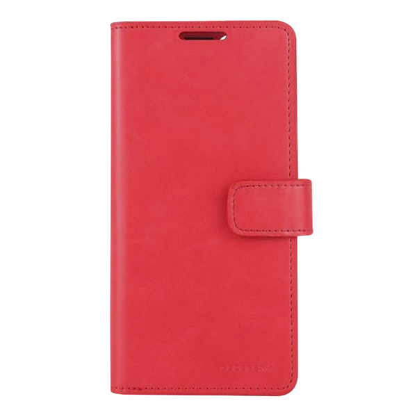 Mercury Blue Moon Diary Leather Case Cover For iPhone 17 Pro Max - Red