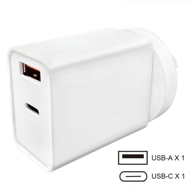 Smart IC 20W Adaptor USB-C + USB-A