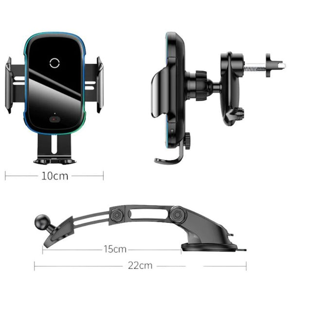 15W Wireless Charger Car Electric Holder Wireless Quick Charger