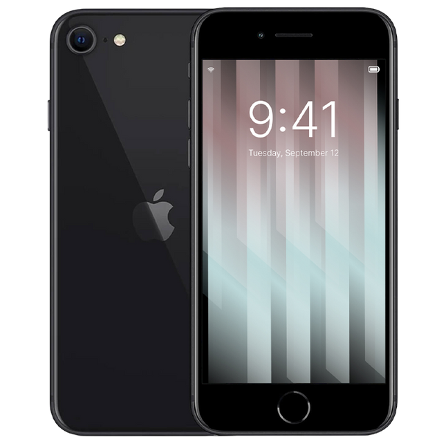 Apple iPhone SE (2022) - 64GB Black - Refurbished